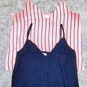 Lot fo 2 socialite cami tanks sz L